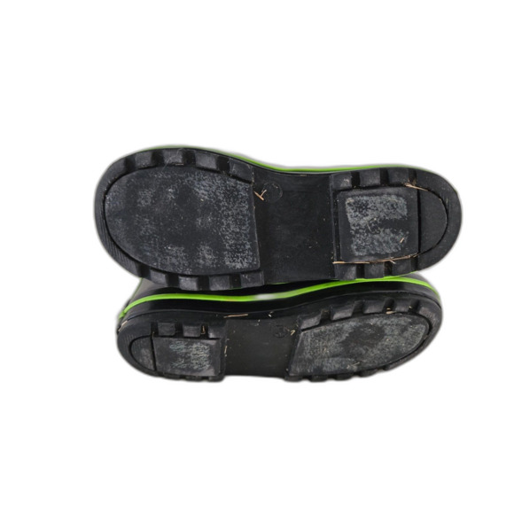 TMNT Teenage Mutant Ninja Turtles Rainboots Kids 11/12 Green Slip-On Unisex - Picture 7 of 7